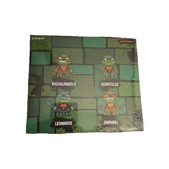 NEW Lot Of 4Teenage Mutant Ninja Turtles‎ 3" Kidrobot Nick Vinyl Mini Figure2024 - Picture 1 of 6